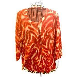 NWT HILLARD & HANSON MATCHING SET CARDIGAN/TANK XL